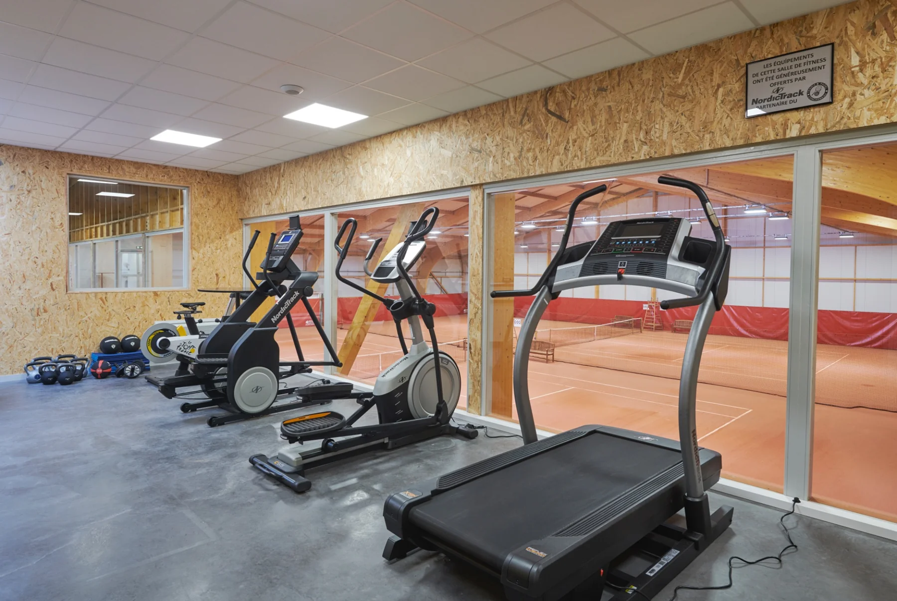 Salle de fitness du club